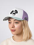 Бейсболка CAPSLAB арт. CL/KFP/1/PCT/YKT Kung Fu Panda Po (мятный / белый)